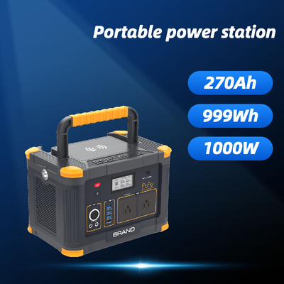 LA CHINE batterie solaire portative 500W 1000W du lithium LiFePO4 de centrale du générateur 999wh fournisseur