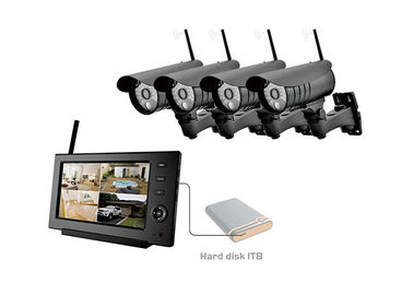 LA CHINE Écran simple DVR sans fil de TFT LCD de surveillance à la maison à distance de carte de mémoire d'écart-type fournisseur