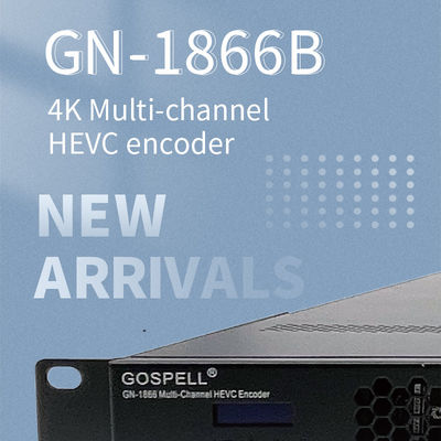 LA CHINE Dispositif multi H.265 IPTV de Headend d'encodeur de la Manche HEVC Digital TV de Gospell 4K HD coulant l'encodeur fournisseur