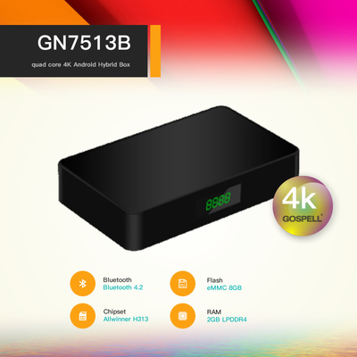 LA CHINE Boîte hybride 2GB 16GB Allwinner H313 Media Player du boîtier décodeur DVB-T2 TV d'Android 10,0 fournisseur